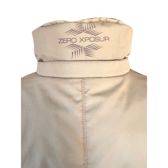 Zero Xposur Women’s Puffer Jacket — Light Green with Gray Fleece Lining (M) - Picture 6 of 10